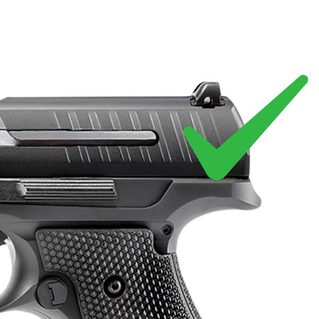 Walther [PPQ P99 Creed PPS] verstelbare richtmiddelen | met tritium