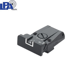 Walther Q5 Match SF verstelbare keep | met witte lijnen