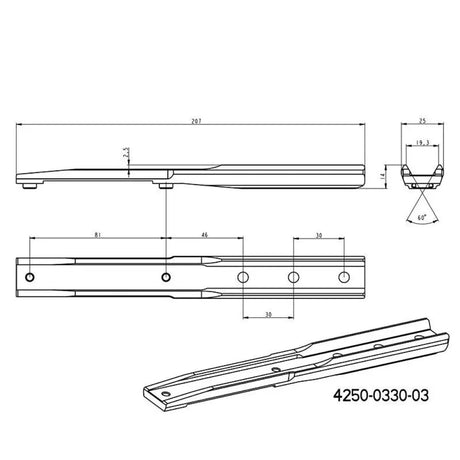 Adapter voor InfiRay Rico RL 42 RH 50 | Blaser basis