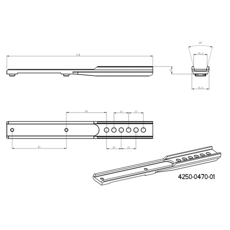 Adapter voor Pixfra Chiron PFI-C450 | Blaser basis
