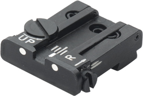 Verstelbare keep voor Glock [G17 G19 G26 & other] | white dots