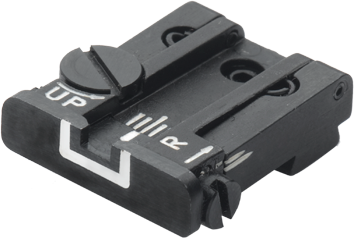 Verstelbare keep voor Glock [G17 G19 G26 & other] | witte lijnen