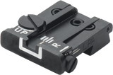 Browning Hi-Power [Sport Vigilante Mark III Practical HP40] verstelbare keep | witte lijnen
