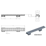 CZ 500 & CZ 557 Picatinny rail | Lang