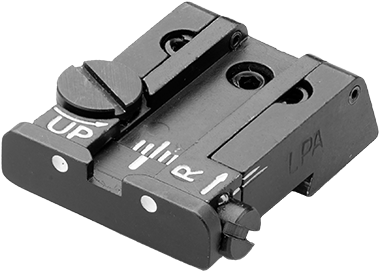 CZ P-10 volledig verstelbare keep | witte stippen