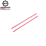 Vezeloptische vervangingsstaaf | 2 stuks - Rood 1.0 mm