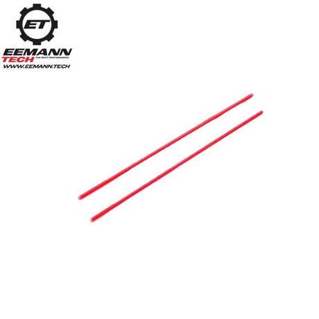 Vezeloptische vervangingsstaaf | 2 stuks - Rood 1.0 mm