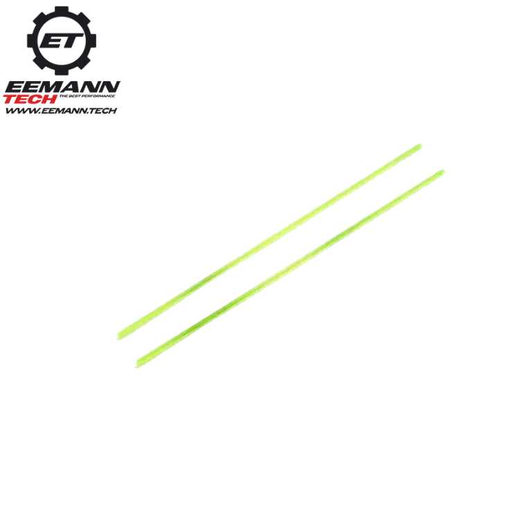 Vezeloptische vervangingsstaaf | 2 stuks - Groen 1.0 mm