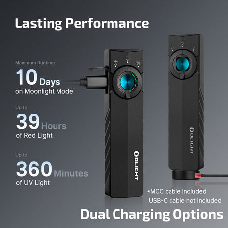 Olight ArkPro Lite | platte 3-in-1 EDC zaklamp | 1.200 lm