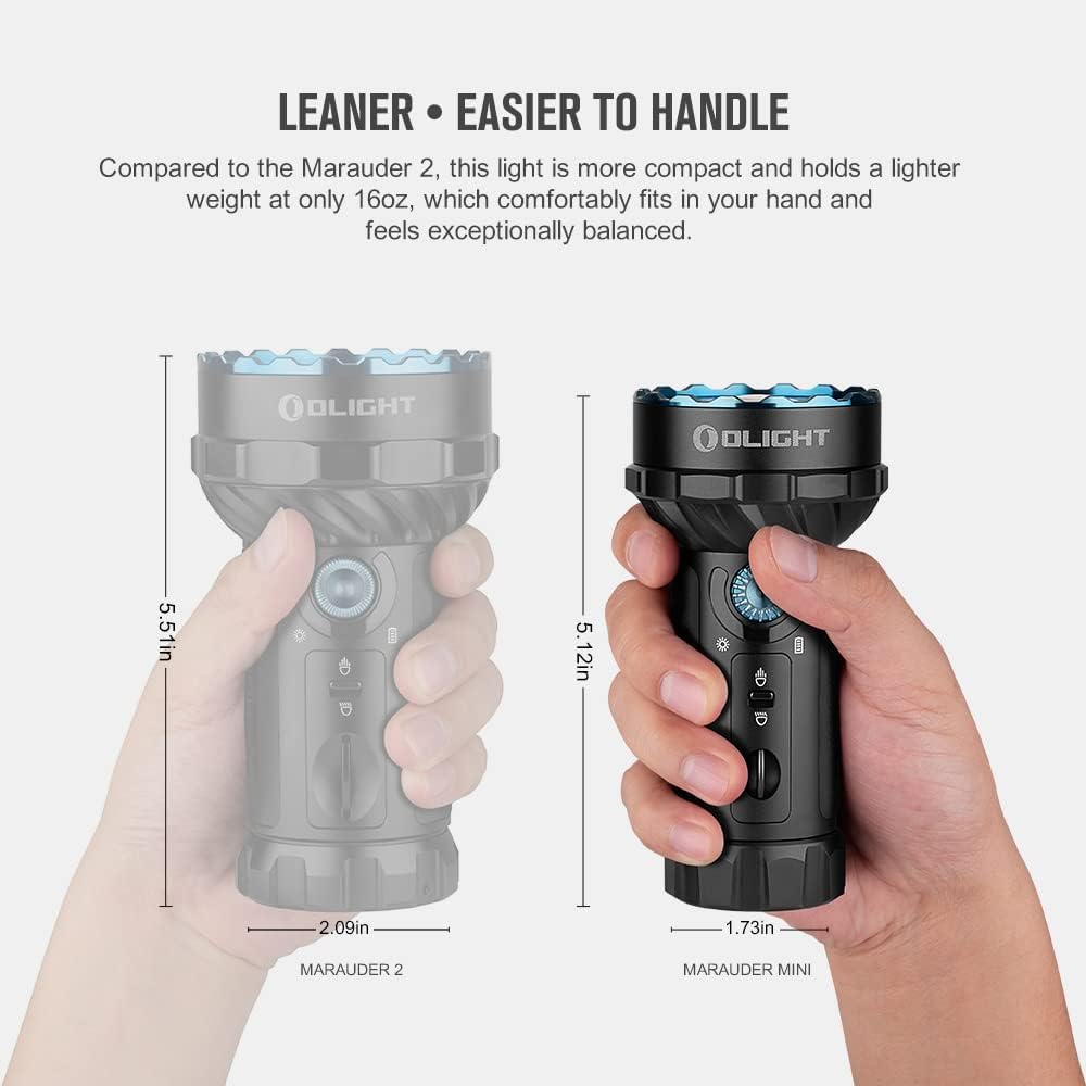 Olight Marauder Mini | meerkleurige oplaadbare zaklamp | 7.000 lm