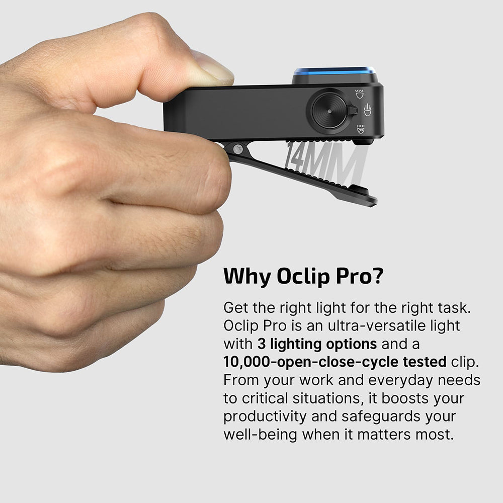 Olight Oclip Pro | multifunctionele clip zaklamp | 500 lm
