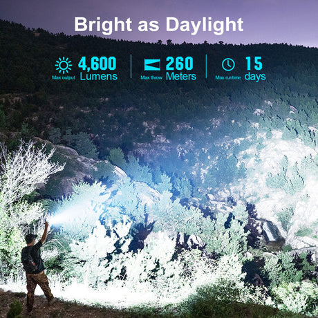 Olight Seeker 4 Pro | krachtige zaklamp | 4.600 lm