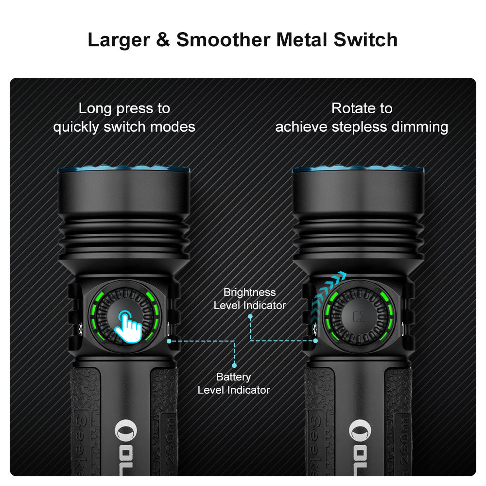 Olight Seeker 4 Pro | krachtige zaklamp | 4.600 lm