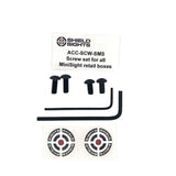 Schroeven voor Shield mini richtmiddelen | 4 stuks