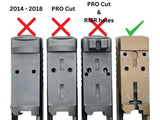 Sig P320 [models with removable rear sight] adapterplaat | Shield RMSc footprint