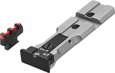 Smith & Wesson revolver [686 629 19 66 586 & other] red dot ready verstelbare richtmiddelen | glasvezeloptiek