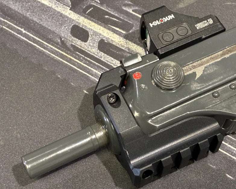 Vz 61 Skorpion red dot mount with Picatinny / M-Lok | Holosun K-series footprint